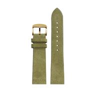 Matte Suede Watch Strap, Compatible With Nomos Mido Oris Seiko, 18mm 20mm 22mm Universal Soft Retro Style Pin Buckle Band For Men Women(Green gold,20mm)