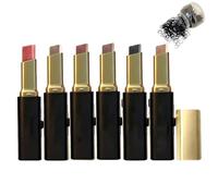 Matte Two Color Eyeshadow Stick, Glitter Gradient Long Lasting Eyeshadow, Lightweight Long-Lasting Eye Makeup Pencil (6 Pcs, One Size)