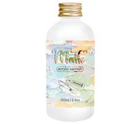 Matte Varnish for Acrylic Painting，200ml Acrylic Paint Varnish，Clear Varnish Keeps Paintings from Yellowing, Cracking, and Dust，Maintains Permanent Color（Matte）