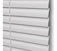 Matte White Aluminium Venetian Blinds Slat Home Office Blind Thin Slats Kitchen Blinds Blackout Shutters Child Safe Home, Customisable (40×90cm)