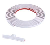 Matte White Flexible Moulding Trim,Self-Adhesive Decorative Edging Strip for Tile, Wall, Mirror, Ceiling, Floor, Panel, Cabinet，Peel and Stick PVC Mirrior Frame Trim(5M,8MM)