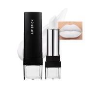 Matte White Lipstick Soft Pigmented Long Lasting Matte Lipstick White Face Paint for Halloween Gothic Cosplay Makeup