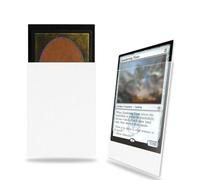 Matte White MTG Card Sleeves 200 Pack, Standard Card Sleeves Matte Finish, Perfect Shuffling - Protect All Your Trading Cards Collectible Cards by Fabmaker, Sturdy MTG Sleeves Never Tear