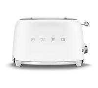 (Matte White) Smeg TSF01 Retro Matte Style 2 Slice Toaster