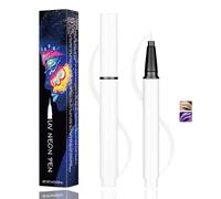 Matte White UV Reactive Eyeliner & Face Paint Pen - Waterproof Quick-Dry Glow Under Black Light, Long-Wear Luminous Makeup for Party, Festival, Creative Face & Body Art (Neon White)