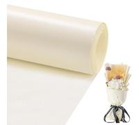 Matte Wrapping Paper Roll - Solid Color Pearly 44CM x 12M (17.3Inches X 39.4Feet) Off White Shimmer Gift Wrapping Paper Roll for Wedding,Valentine's Day,Birthday, Christmas,Baby Shower PAP11OW
