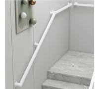 Matte Wrought Iron Stair Balusters for Indoor Stairs Adjustable 50cm700cm Square Pipe Design in Black/White Durable Railings for Modern Home Décor