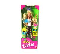 Mattel 1992 Troll Barbie Doll with Mini Troll Doll