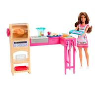 Barbie and Teresa Recipe for Friendship Teresa Fashion Doll & Kitchen Playset with 20+ Accessories Including Color-Change Cookies, JCT06