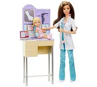 Mattel Barbie DKJ12 Paediatrician Doll & Play Set