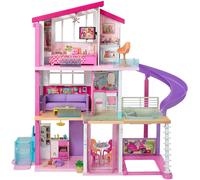 Mattel Barbie Dreamhouse AW Playset: Three-Story Dollhouse with 8 Rooms, Elevator, Pool, 60+ Accessories, Lights & Sounds (GNH53)
