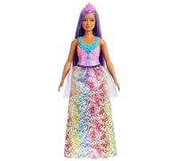 Mattel - Barbie - Dreamtopia Princesses - Purple Hair Hgr17 - dollp - P2222z
