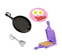 Mattel Barbie FHP70 Cooking & Baking Kitchen Utensil with Breakfast