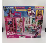 Barbie 65th Anniversary With Furniture And 4 Room Apartment Doll Pink