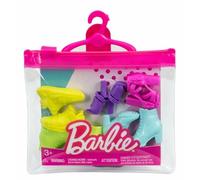 Mattel Barbie Shoe Pack, Solid, Multicolored, Small Age 3+