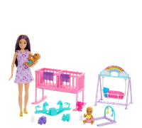 Mattel Barbie Skipper Babysitter Doll with Nursery Playset