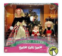 Holiday Sisters Barbie Kelly & Stacie Doll Giftset 1998 Mattel 19809