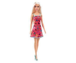 Mattel Barbie Stylish Outfit with Butterflies Print Dress 29cm Doll