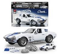 Mattel Brick Shop Hot Wheels Elite Series Building Set, Corvette Grand Sport with 918 Pieces, Realistic Details and Custom Decals, Adult Collectors and Kids Ages 10+, JGR31