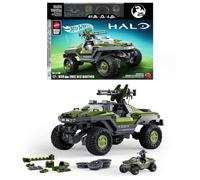 Mattel Brick Shop Hot Wheels Halo UNSC M12 Warthog Building Set | 935 Pieces, Authentic Details and Customization, for Adult Collectors, JNP49