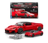 Mattel Brick Shop Hot Wheels Speed Series Building Set, Maserati MC20 with 250 Pieces, Realistic Details and Custom Decals, Adult Collectors and Kids Ages 10+, JFR90
