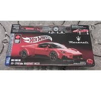 Mattel Brick Shop Hot Wheels Speed Series Building Set, Maserati MC20 with 250 Pieces, Realistic Details and Custom Decals, Adult Collectors and Kids Ages 10+, JFR90