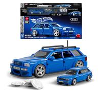 Mattel Brick Shop Hot Wheels Speed Series Building Set, ’94 Audi Avant RS2 with 252 Pieces, Realistic Details and Custom Decals, Adult Collectors and Kids Ages 10+, JGR28