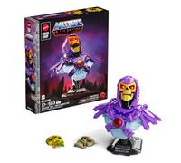 Mattel Brick Shop Masters of the Universe Skeletor Bust Building Set | 503 Pieces, 3 Face Plates, Light Brick Feature, Build & Display, Adult Collectors and Ages 17+, JNH52