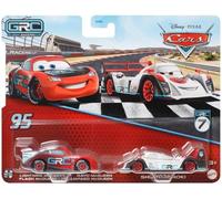 Mattel Cars 3 Diecast 1:55 Scale GRC Racers 2 Pack of Lightning McQueen and Shu Todoroki Global Racers Cup 2024