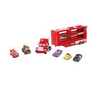 MATTEL Cars Mack Miniracer Truck Includes 5 Minis Capacity for 16, Multicoloured GWN55