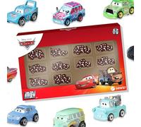 Mattel Disney and Pixar Cars Mini Racers 10-Pack, Collectible Set with 10 Toy Vehicles, Fan-Favorite Characters, GRW27