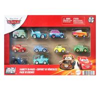 Mattel Disney and Pixar Cars Mini Racers 10-Pack, Collectible Set with 10 Toy Vehicles, Fan-Favorite Characters, GRW27