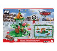 Mattel Disney and Pixar Cars Minis Advent Calendar with 24 Pieces Surprises Include 4 Toy Mini Cars Stackable Track Storytel