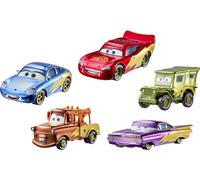 Mattel Disney and Pixar Cars Race to Celebrate 20th Anniversary 5-Pack | 5 Fan-Favorite Characters from the Original Film: Lightning McQueen, Mater, Sally, Ramone and Sarge, JMJ85