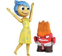 Mattel Disney and Pixar Inside Out Anger & Joy Action Figures, Posable Character in Signature Look, Collectible Toy Set
