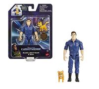 Mattel Disney and Pixar Lightyear Buzz Lightyear & Sox Authentic Action Figure; 12 Posable Joints & Robot Cat Sox, Movie Collector Toy Ages 4 Years & Up, HHJ80