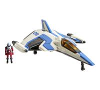 Mattel Disney and Pixar Lightyear Hyperspeed Series Buzz Lightyear Mini Action Figure & XL-09 Spaceship 6-in Vehicle
