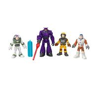 Mattel Disney and Pixar Lightyear Toys, Imaginext Buzz Lightyear Mission Multipack Figure Set for Preschool Pretend Play Ages 3+ Years, HGT28