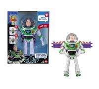 Mattel Disney and Pixar Toy Story 5 Action Figure, 12” Flight Mode Hi-Tech Edition Buzz Lightyear with Wing Activation, 35 Plus Sounds , JKL97