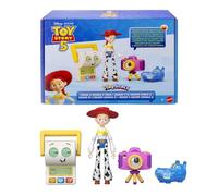Mattel Disney and Pixar Toy Story 5 Action Figures Multipack, Playscale 7 Inch Posable Movie Accurate Toys Jessie & Double A Team, JLR69