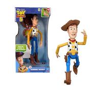 Mattel Disney and Pixar Toy Story 5 Running Woody 12 Inch Action Figure with 50 Plus Movie Phrases and Sounds, Movie-Accurate, JKL95