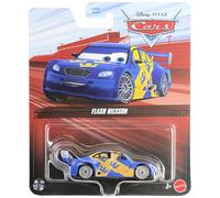 Mattel Diecast Car Flash Nilsson – Disney Cars 2026, 1:55 Scale Swedish Race Car