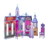 Mattel Disney Frozen 2 Elsa's Arendelle Castle Doll House, 2+ Ft Tall | Includes Elsa Fashion Doll with Removable Skirt & Playset with 4 Play Areas, Furniture & Accessories, HLW61