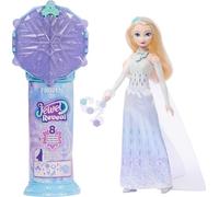 Mattel Disney Frozen Elsa Fashion Doll & Accessories with 8 Surprises, Including Snowflake Gem Box, Ring for Child & 9 Play Pieces, Inspired by Movie, JJY36