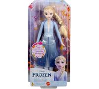Mattel Disney Frozen Elsa Singing Doll with Iconic Outfit Funnel in Another World from Disney Movie Frozen 2, HXD36