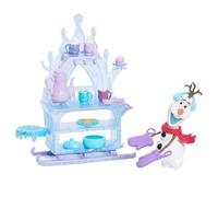 Mattel Disney Frozen Olaf Doll & Accessories, Treat Sled Playset with Olaf Doll, Treat Cart, Food & More Inspired by Frozen: Winter Festival, JBG55