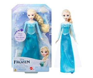 Mattel Disney Frozen Singing Elsa Doll Sings “Let It Go” in 4 Languages | Posable Fashion Doll Sings in English, Spanish, Portuguese & French and Wears Removable Skirt & Shoes, Braided Hair, JDX48