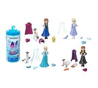 Mattel Disney Frozen Snow Colour Reveal, Includes Powder and 6 Surprise Movie Characters Including Anna, Elsa, and Olaf, Disney Doll Accessories, Toys for Ages 3 and Up, HMB83