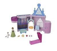 Mattel Disney Frozen Storytime Stackers Playset, Anna’s Arendelle Castle Dollhouse with Small Doll, Olaf and 7 Accessories, Inspired by Disney Frozen Movies, JDP65