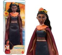 Mattel Disney Moana 2 Matangi Fashion Doll with 3 Accessories, Removable Outfit with Cape, Head Piece, Shoulder Piece & Anklet, Inspired by The Movie